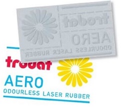 Doppelpack Trodat® AERO Premium Lasergummi/Stempelgummi,2 x A4!,geruchlos,2.3 mm